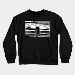 Street and urban photograph of Birmingham uk (Black and White) Crewneck Sweatshirt